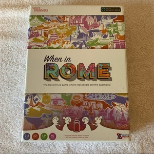 NWT When‎ in Rome Travel Trivia Game